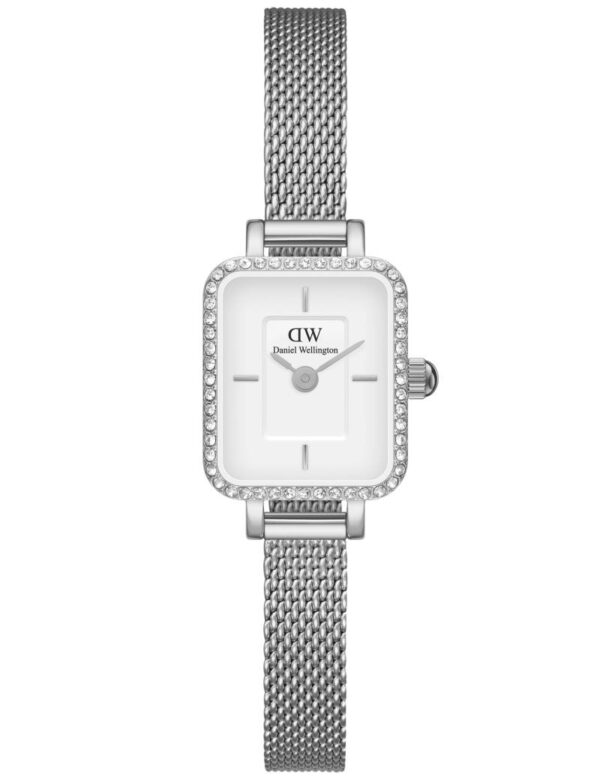 DANIEL WELLINGTON Quadro Mini Bezel 15x18 Sterling S White