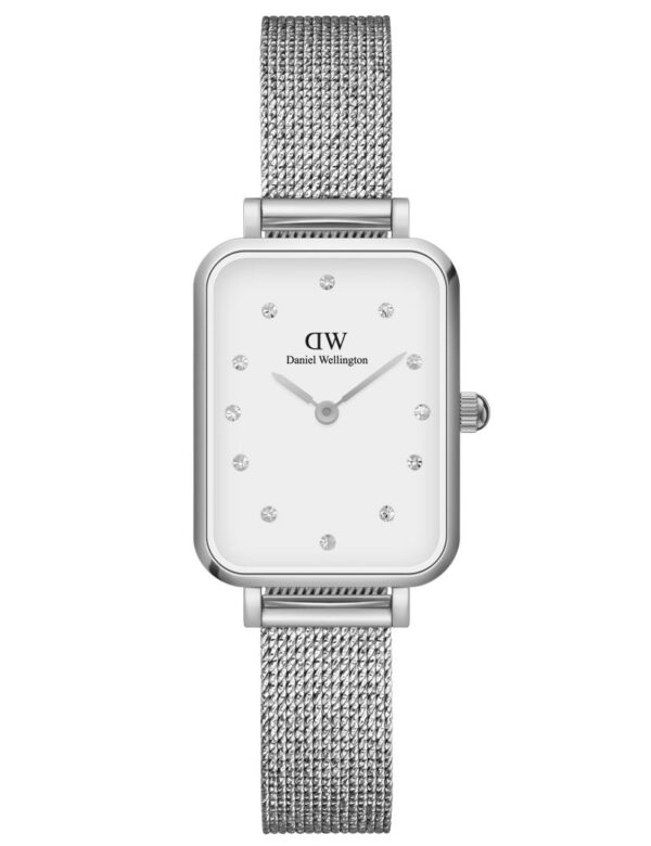 DANIEL WELLINGTON Quadro 20x26mm Sterling Lumine S White