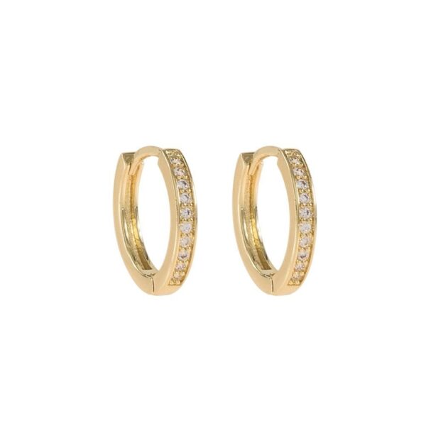 Elaine small ring ear g/clear - Onesize
