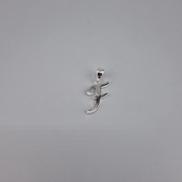 Bokstav hänge F slät