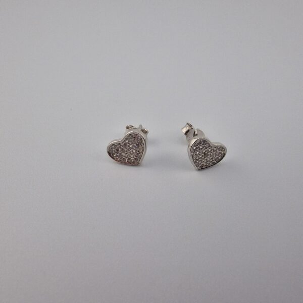 Hjärtformad örhänge