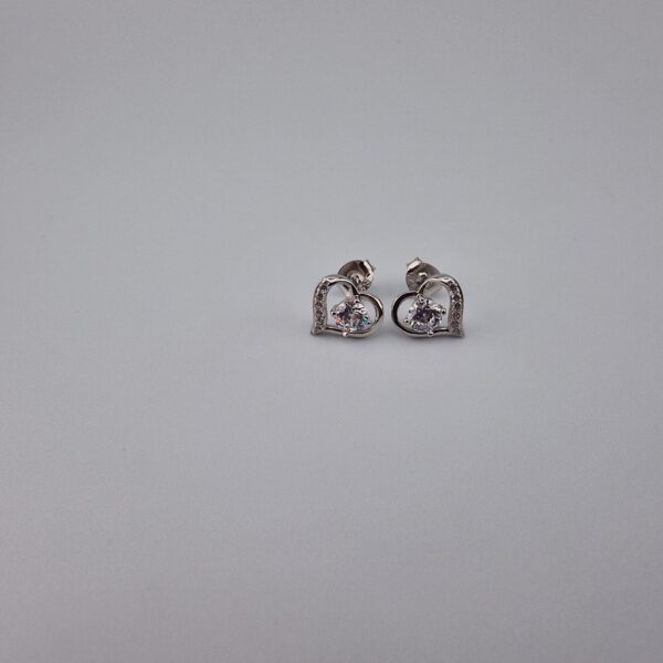 Hjärtformad örhänge