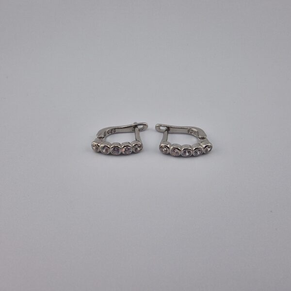 Örhänge med zirgon