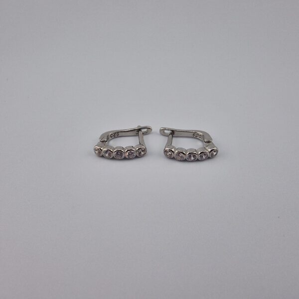 Örhänge med zirgon