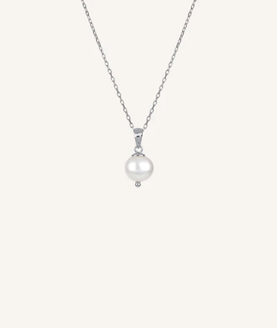 Vidal&Vidal Silver Halsband med Pärla