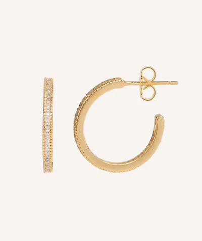 Vidal&Vidal Silver guldplaterat Örhänge med kubiskzirkon